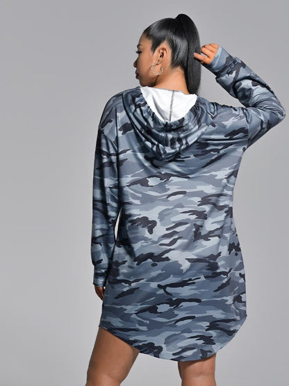 Tie Dye Hoodie Dress