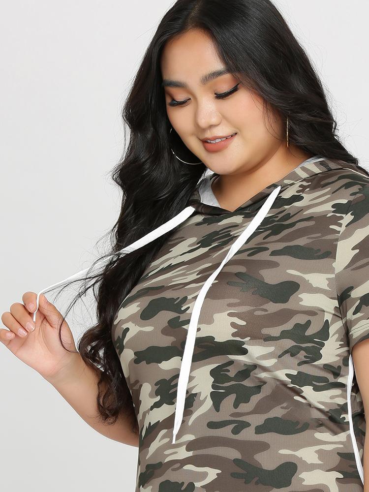 Camo Hooded Dress