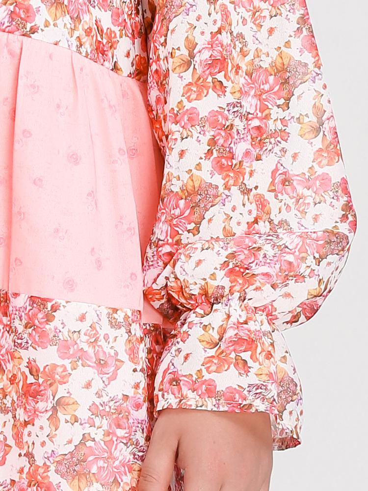 Ditsy Patchwork Dress