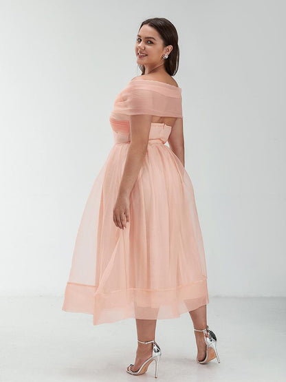 Backless V-neck Mesh Dress