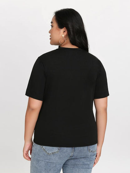 Heart Cut Out T-Shirt