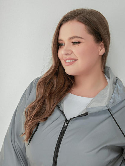 Casual Zipper Hooded Coats