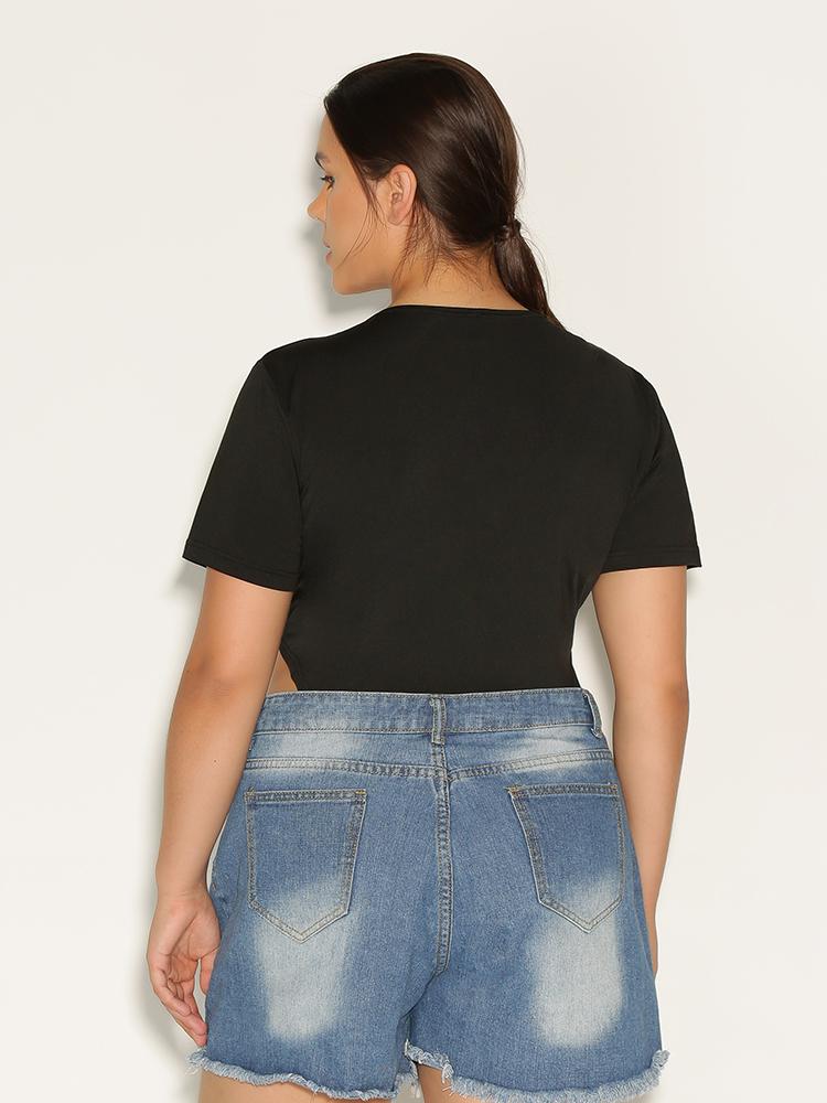 Zipper Round Neck Jumpsuit