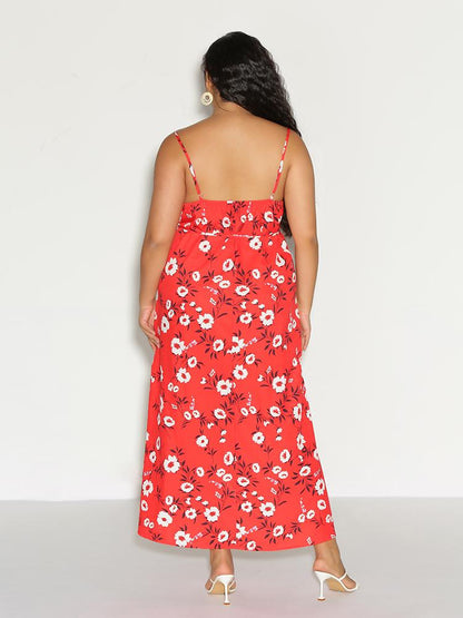 Ditsy Floral Waist Knot Dress