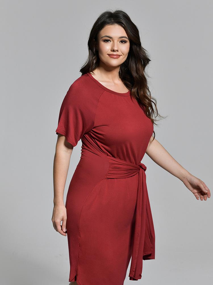 Ribbon Knotted Dress