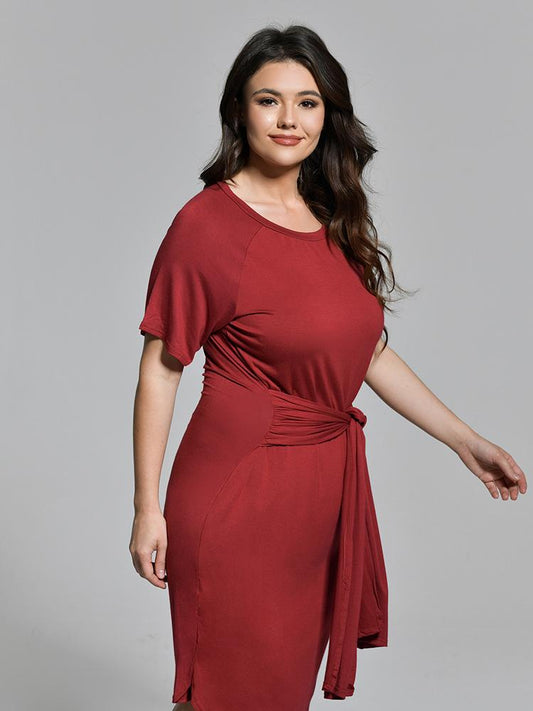 Ribbon Knotted Dress