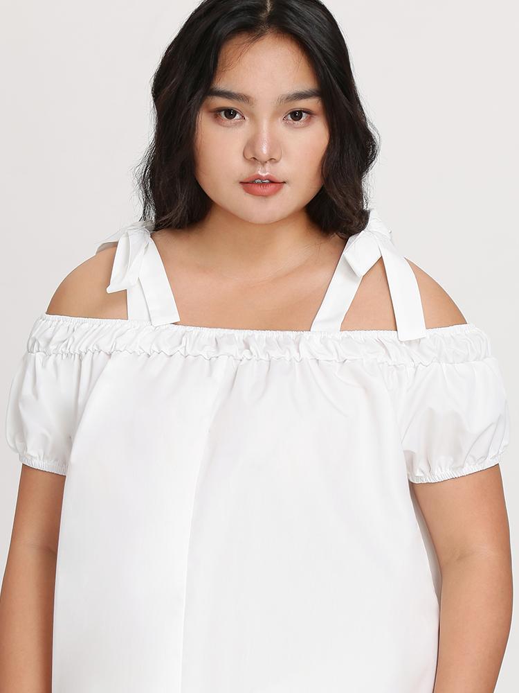 Bow Tie Shoulder Dress