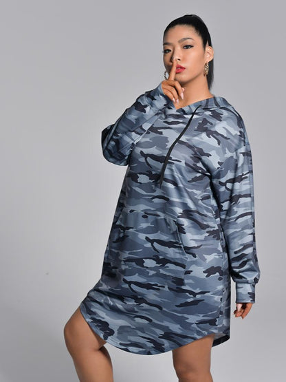 Tie Dye Hoodie Dress