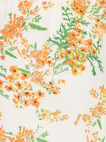 Ditsy Floral Knotted Dress