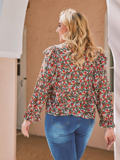 Ditsy Printed Blouse