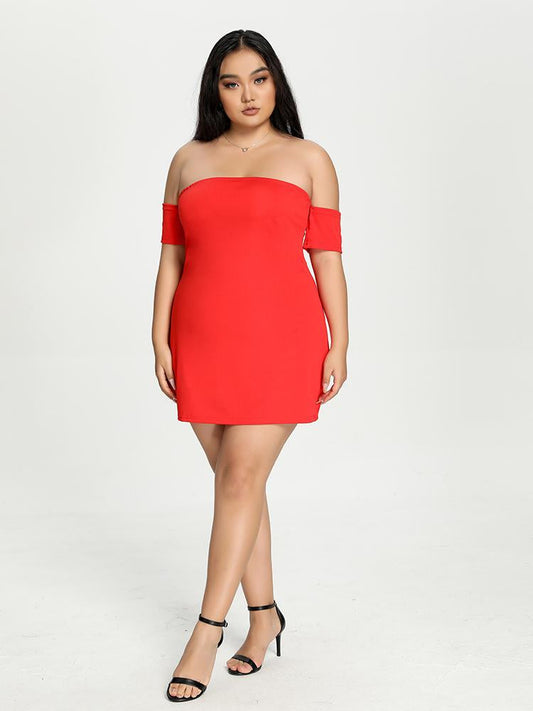 Off Shoulder Short Dress