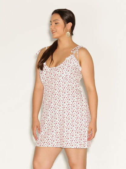 Ditsy Floral Knotted Dress