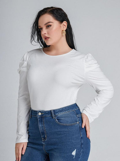 Puff Sleeve Long Sleeve Top