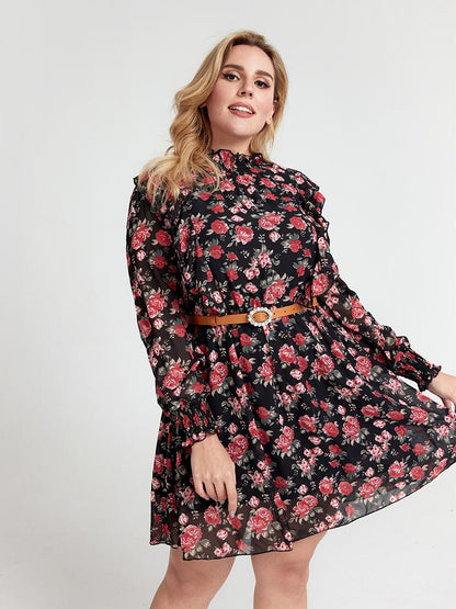 Floral Chiffon Dress