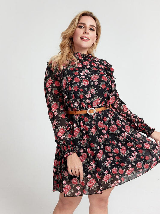 Floral Chiffon Dress