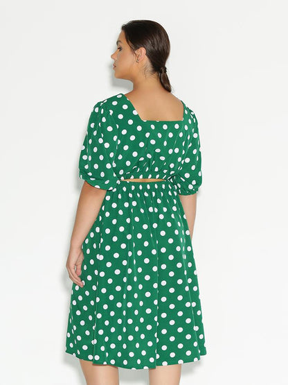 Dot Knotted Dress