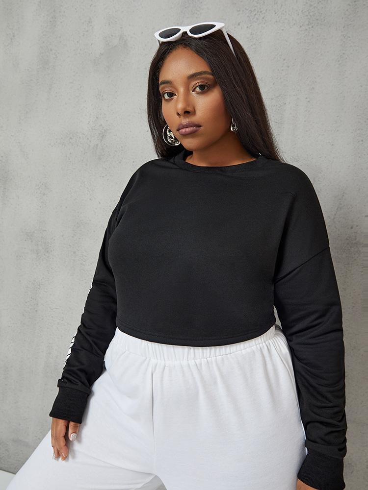 Chill Printed Round Neck Sweatshirt