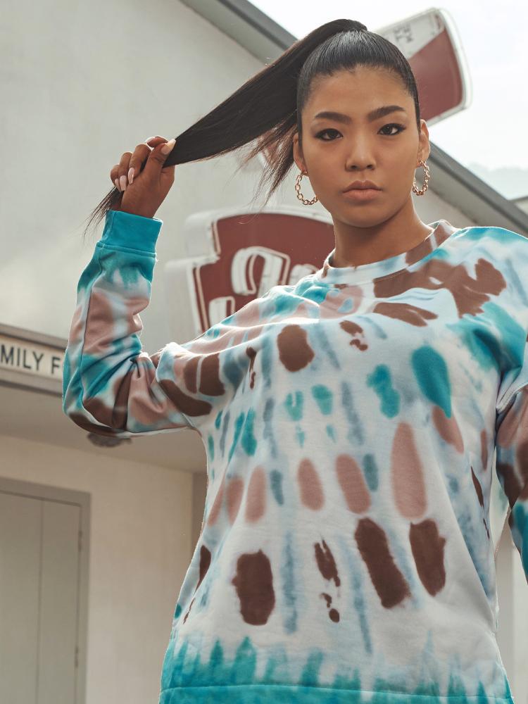 Tie Dye Round-neck T-shirt