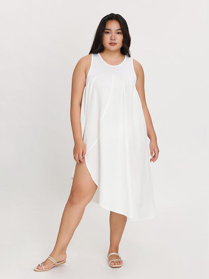 Split Irregular Hem Dress