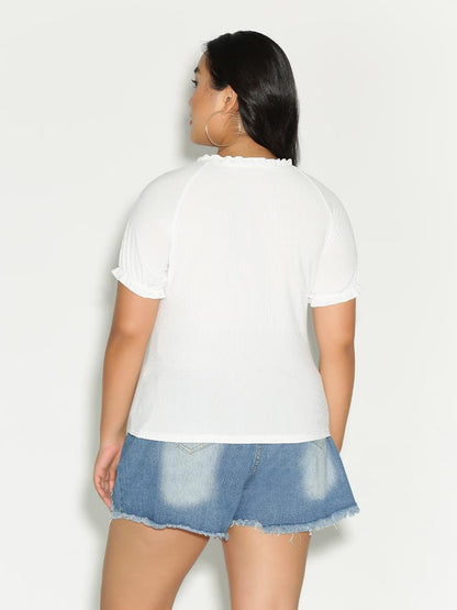Ruffle Hem T-Shirt