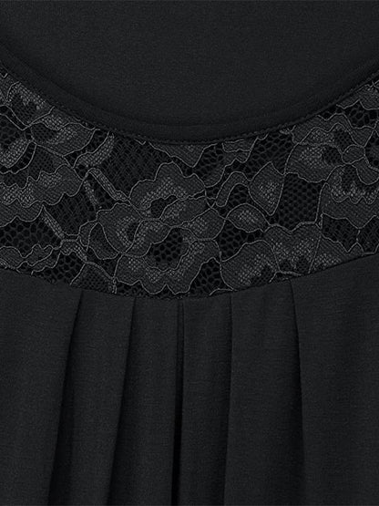 Round-neck Lace Dress