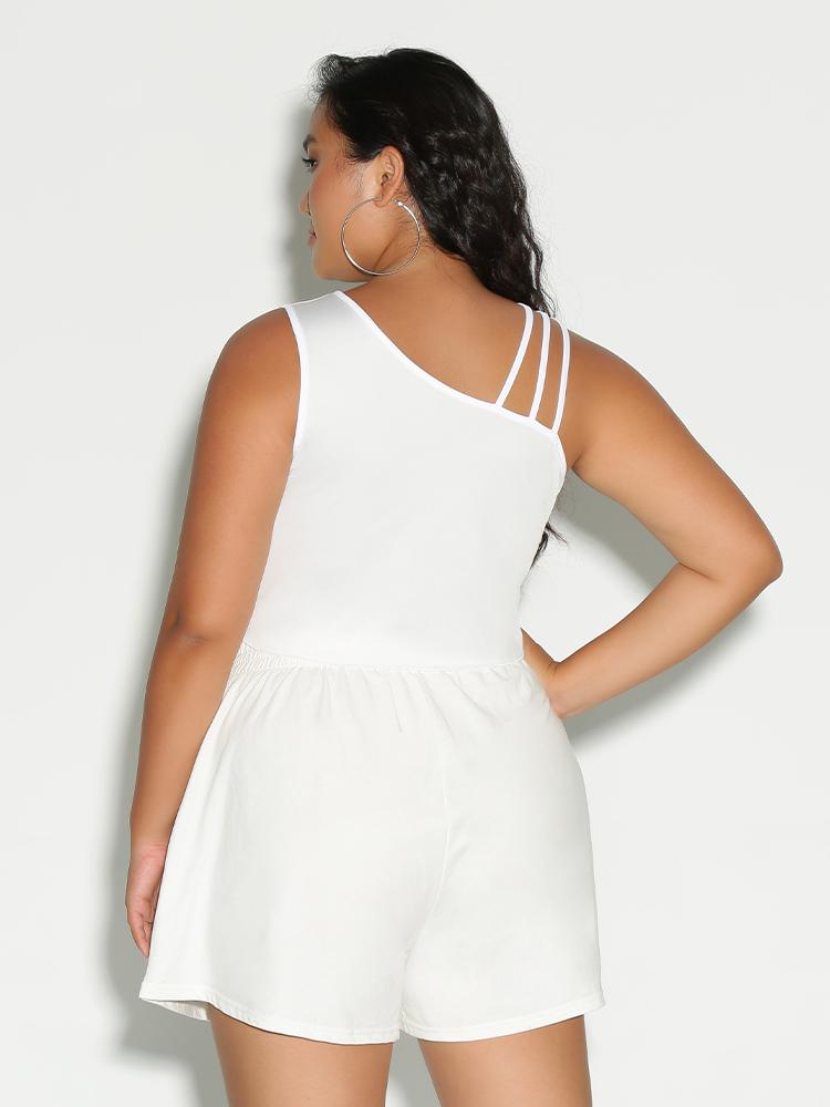 One Shoulder Crop Top