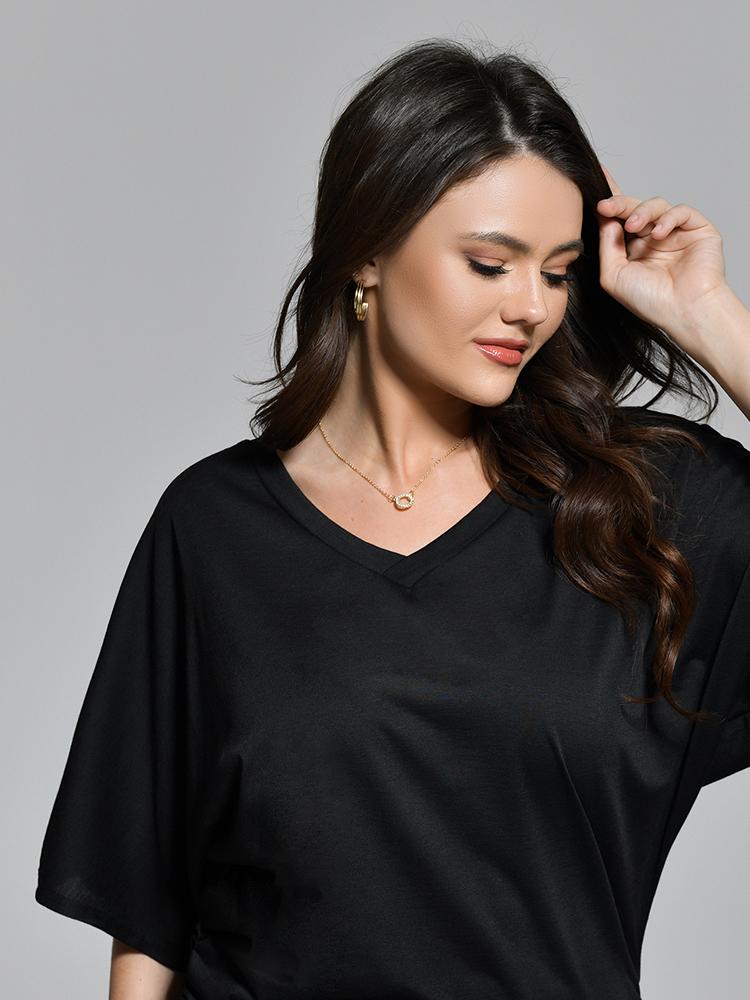 V-Neck Dolman Sleeve T-Shirt