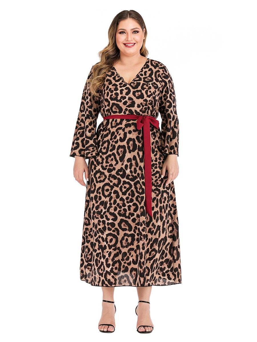 Leopard Knotted Dresses