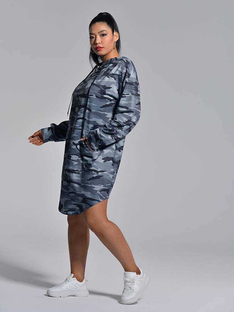 Tie Dye Hoodie Dress