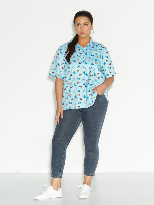 Butterfly Button Blouse