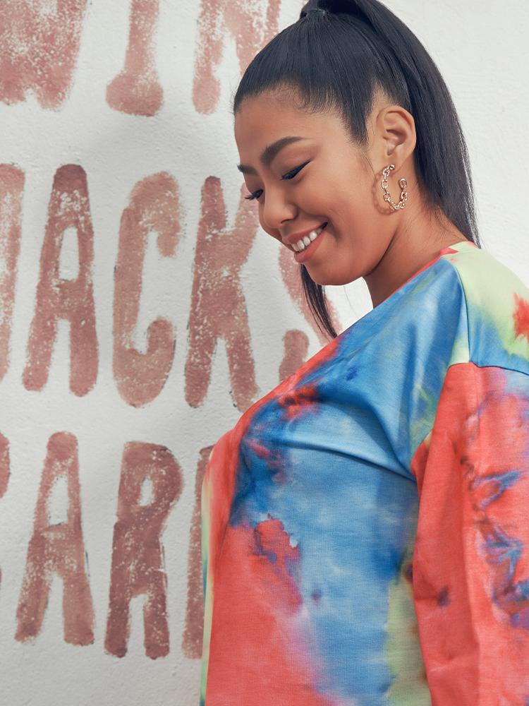 Tie Dye Round-neck T-shirt