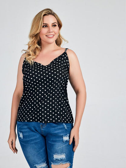 Polka Dot Backless Camis
