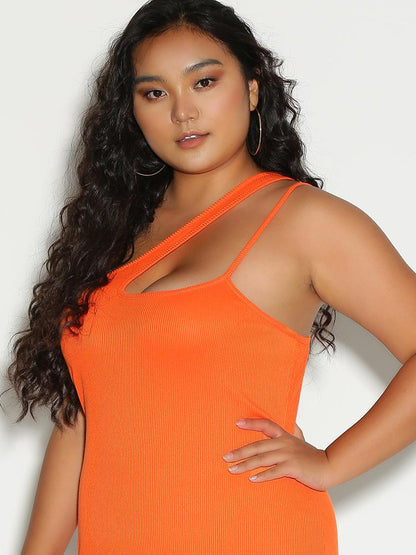 Cut Out One Shoulder Dress