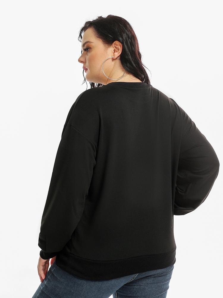 Badygirl Letter Print Sweatshirt