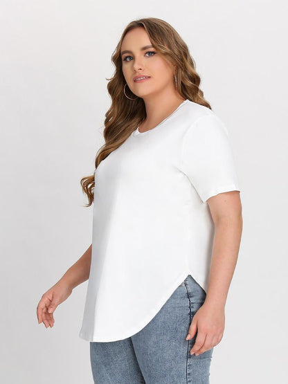 Solid Slit Side T-shirt