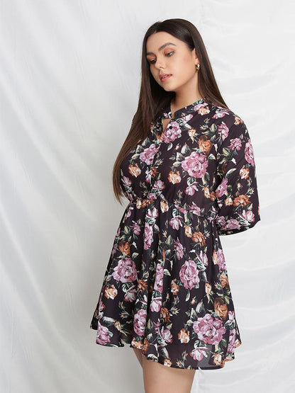 Balloon Sleeve Dress