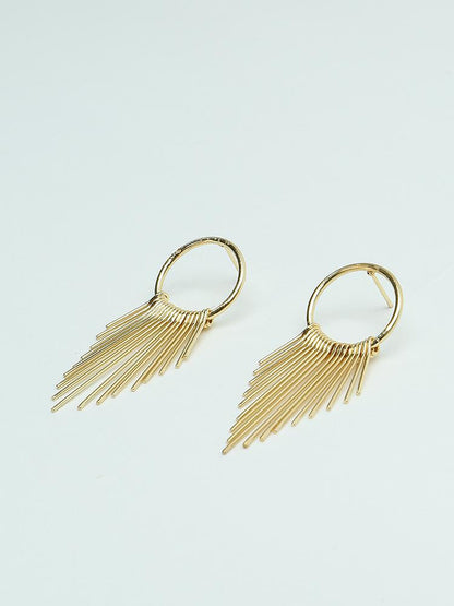 Chain Link Chandelier Drop Earrings