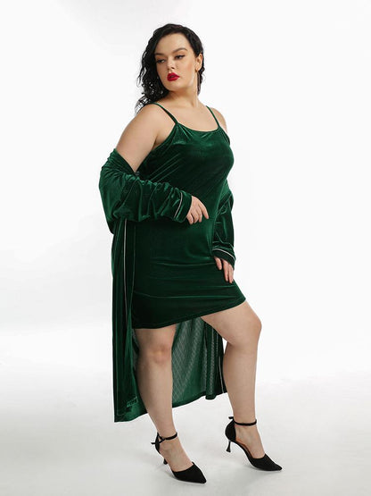 Sexy Dark Green Loungewear
