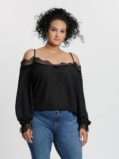 Lace Off Shoulder Blouse