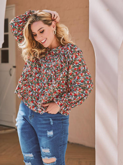 Ditsy Printed Blouse