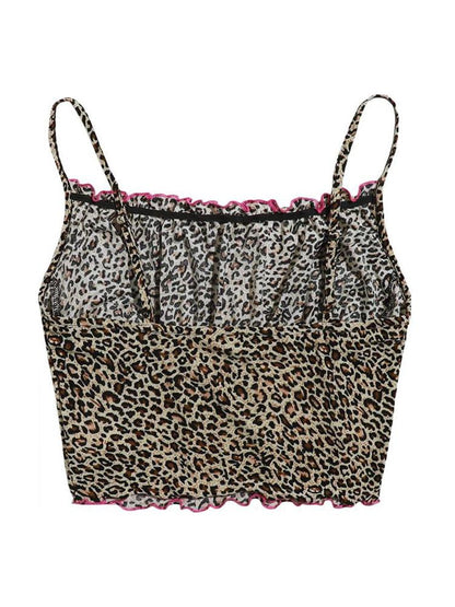 Leopard Backless Camis