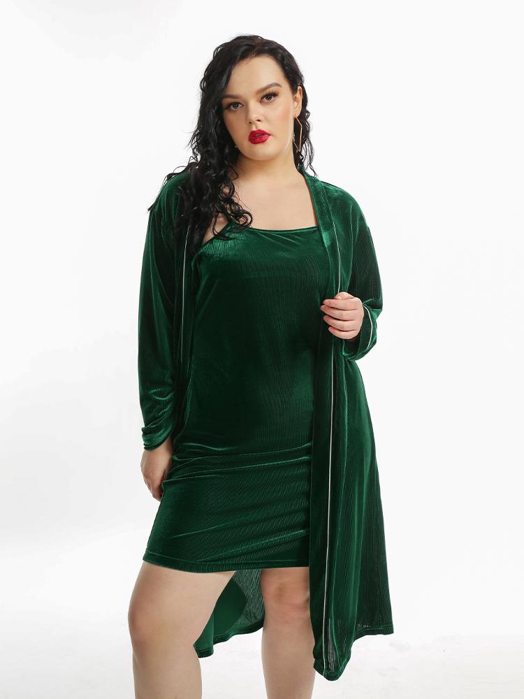Sexy Dark Green Loungewear