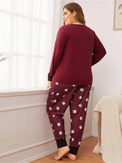 Cute Puppy Printed Loungewear