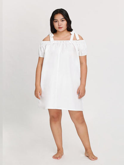 Bow Tie Shoulder Dress