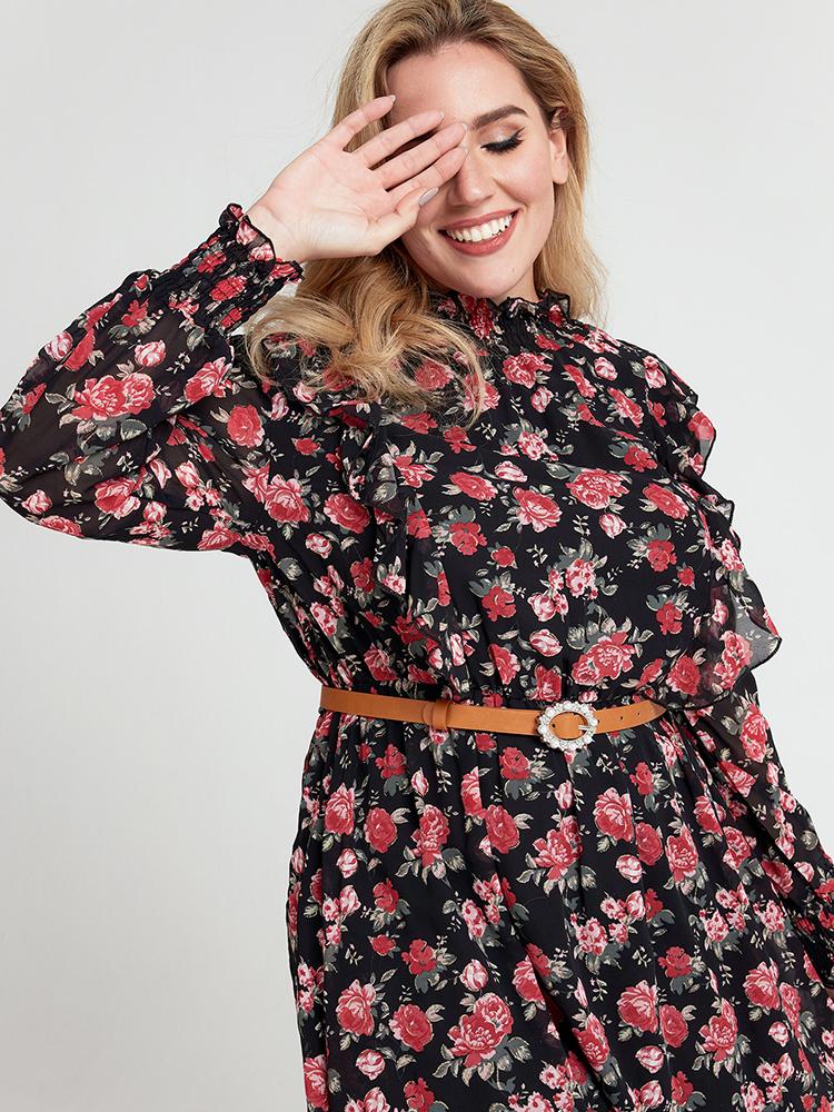 Floral Chiffon Dress