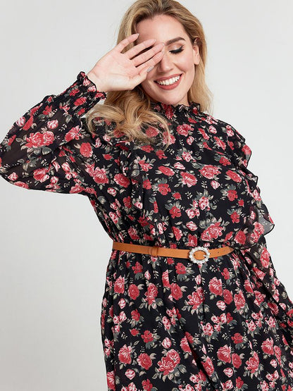 Floral Chiffon Dress