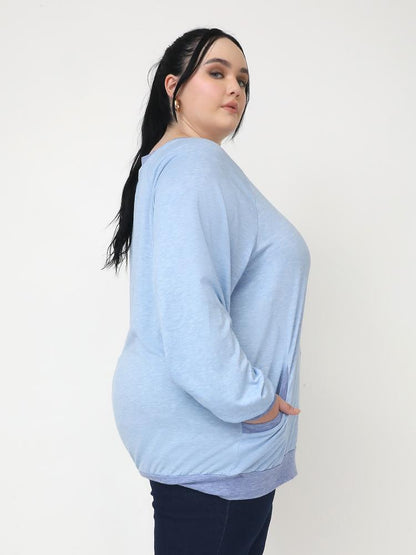 Color Block Pocket T-shirt