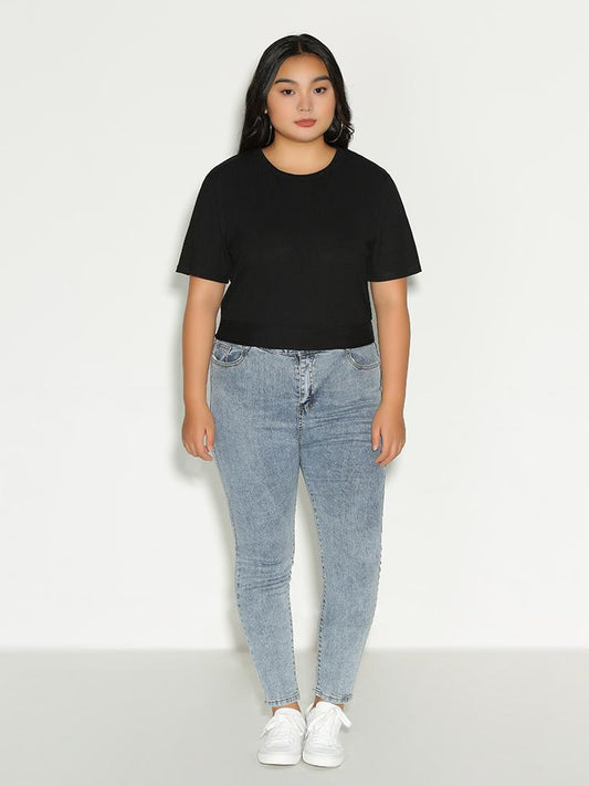 Cut Out Bow Tie Back T-Shirt