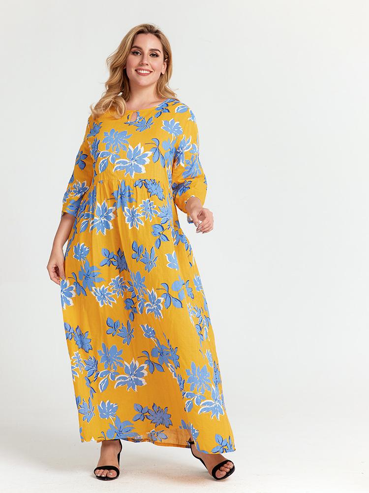 Printed Floral Dress