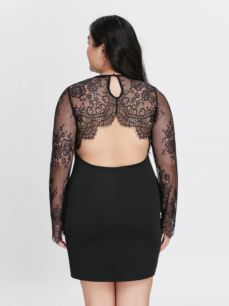 Backless Keyhole Dress
